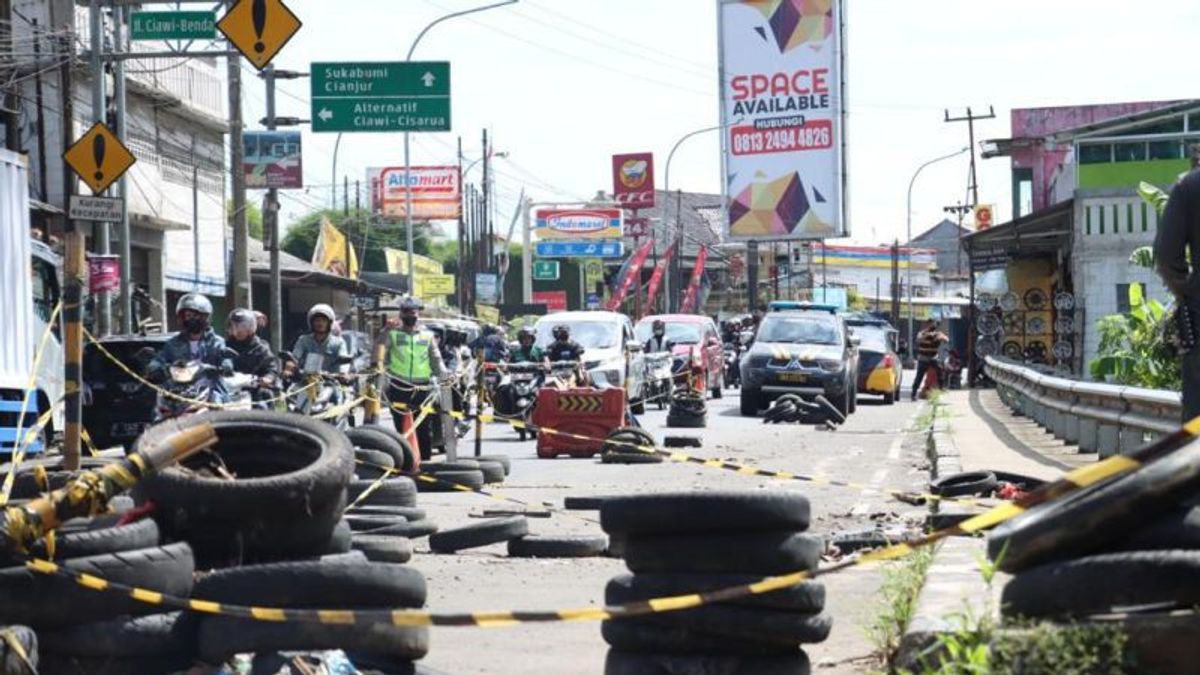 Penutupan Jalan Raya Bogor Karena Renovasi Jembatan, Pengalihan Arus Lalu Lintas Diterapkan